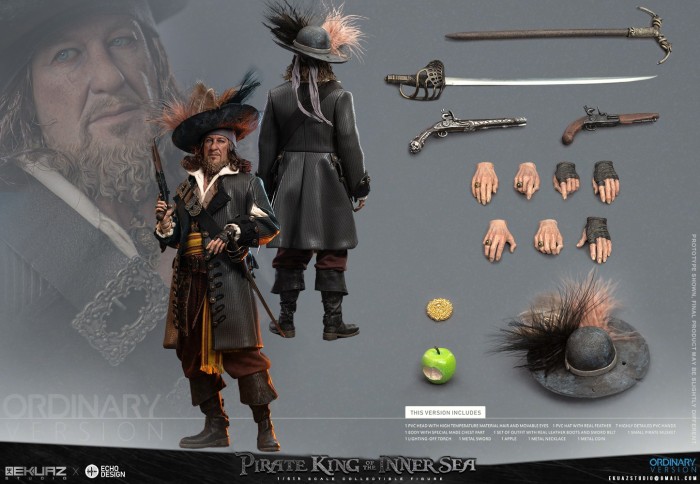 (Pre-order)EKUAZ STUDIO EKS012 1/6 Pirate King Of The Inner Sea Realistic Figure
