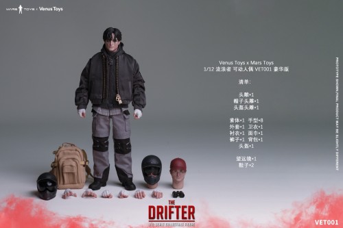 (In Stock)Venus Toys x Mars Toys 1/12 The Drifter Realistic Figure VET001