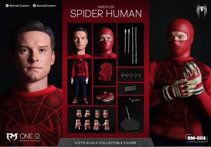 (Pre-order)Remad Custom 1/12 Humanoid Spider Wrestler 6 Inch Movable Figure RM-008