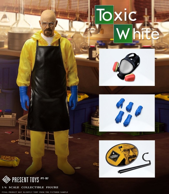 (Pre-order)Present Toys Breaking Bad 1/6 Toxic White PT-SP97 Realistic Figure