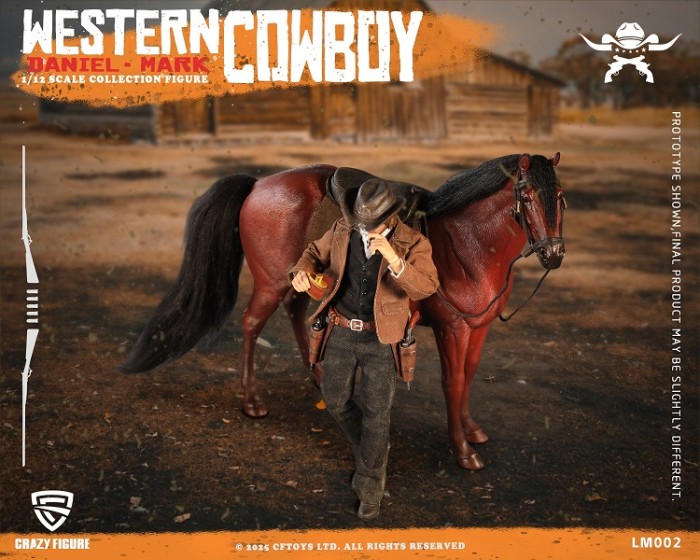 (Pre-order)CFTOYS Western Cowboy 1/12 Daniel Mark 6 Inch Movable Figure LM002