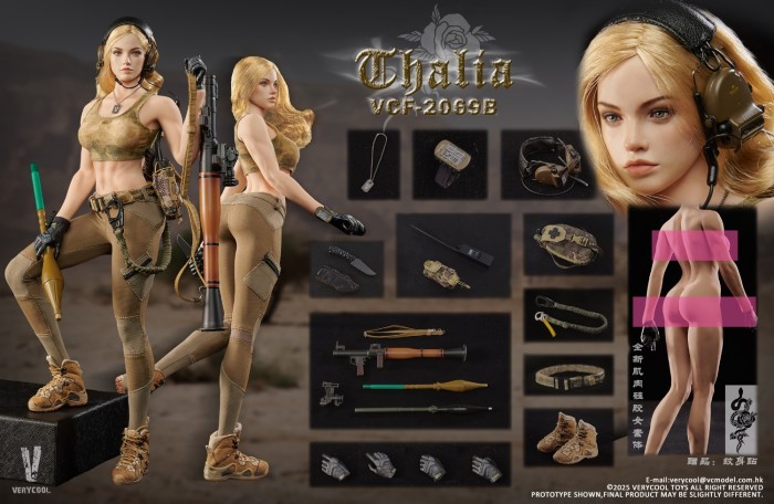 (Pre-order)VERYCOOL 1/6 Desert Female Soldier -Thalia Realistic Figure VCF-2069