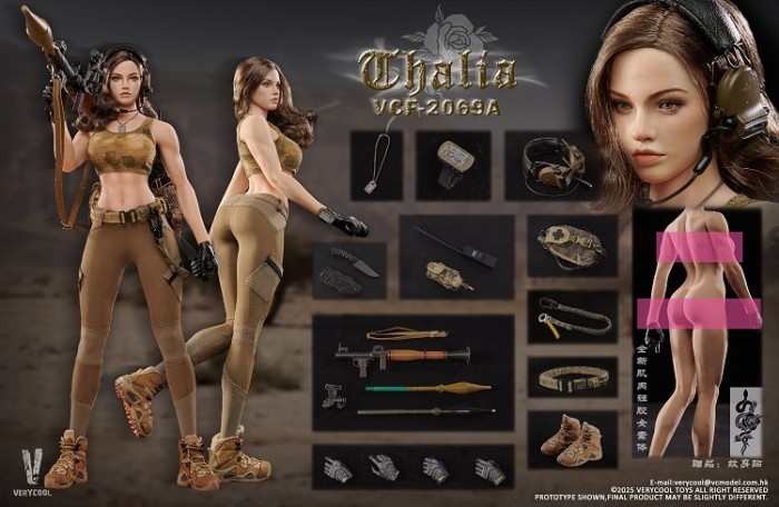 (Pre-order)VERYCOOL 1/6 Desert Female Soldier -Thalia Realistic Figure VCF-2069