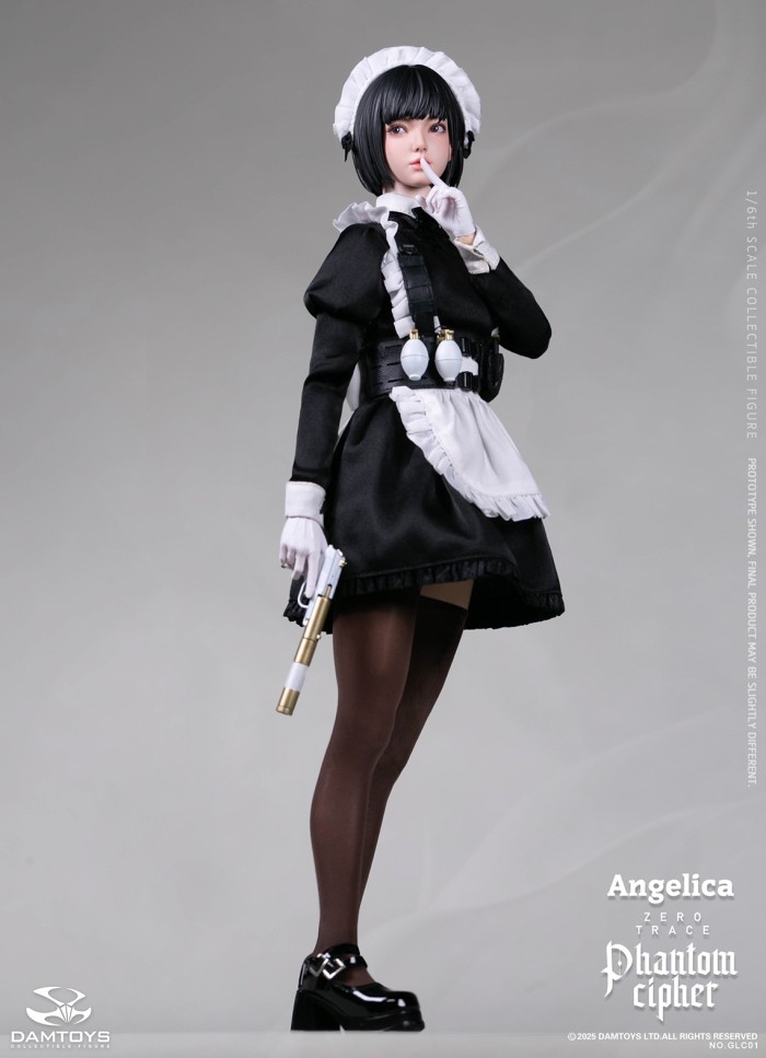 (Pre-order)Dam Toys PHANTOM CIPHER: ZERO TRACE  ANGELICA  Original Story Collectible Figure GLC01