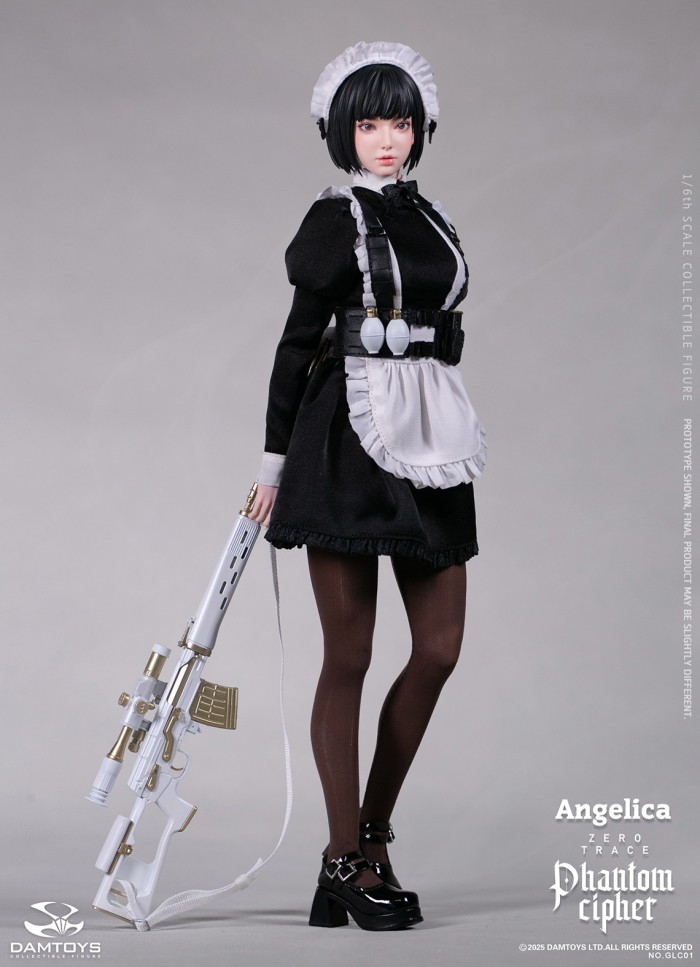 (Pre-order)Dam Toys PHANTOM CIPHER: ZERO TRACE  ANGELICA  Original Story Collectible Figure GLC01