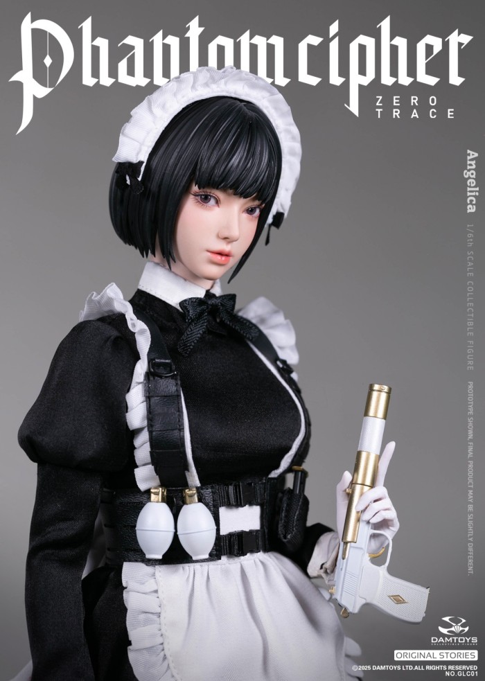 (Pre-order)Dam Toys PHANTOM CIPHER: ZERO TRACE  ANGELICA  Original Story Collectible Figure GLC01