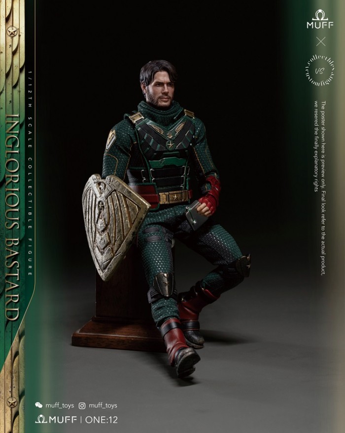 (Pre-order)MUFF×V.collectibles 1/12 Inglorious Bastard 6 Inch Action Figure MF08
