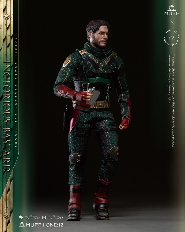 (Pre-order)MUFF×V.collectibles 1/12 Inglorious Bastard 6 Inch Action Figure MF08