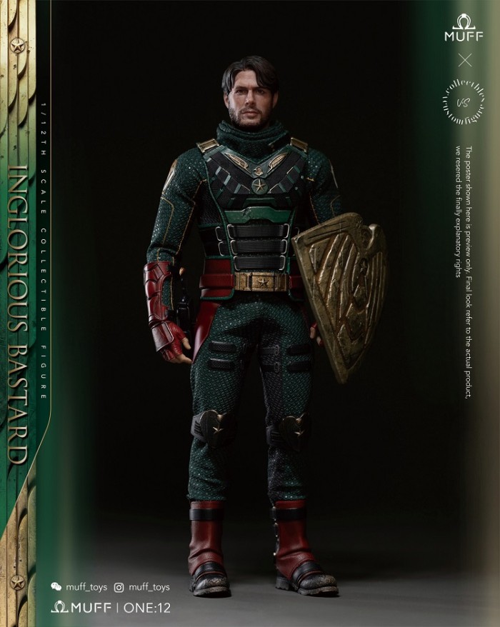 (Pre-order)MUFF×V.collectibles 1/12 Inglorious Bastard 6 Inch Action Figure MF08