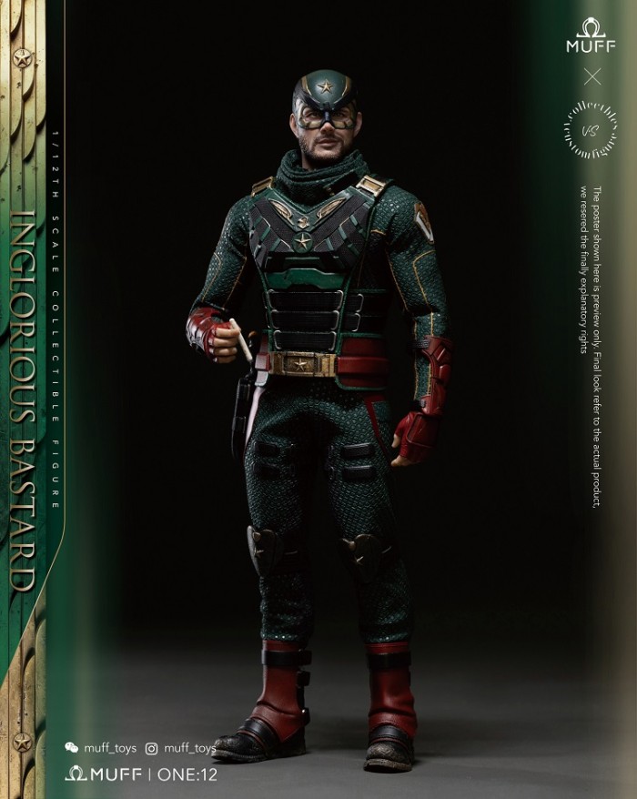 (Pre-order)MUFF×V.collectibles 1/12 Inglorious Bastard 6 Inch Action Figure MF08