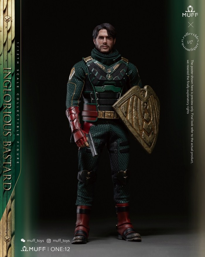 (Pre-order)MUFF×V.collectibles 1/12 Inglorious Bastard 6 Inch Action Figure MF08