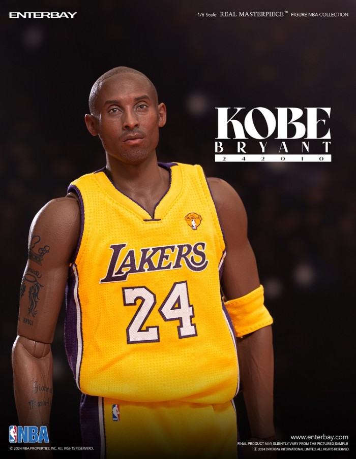 (In Stock)Enterbay NBA 1/6 Kobe Bryant 12 Inch Realistic Figure RM-1098
