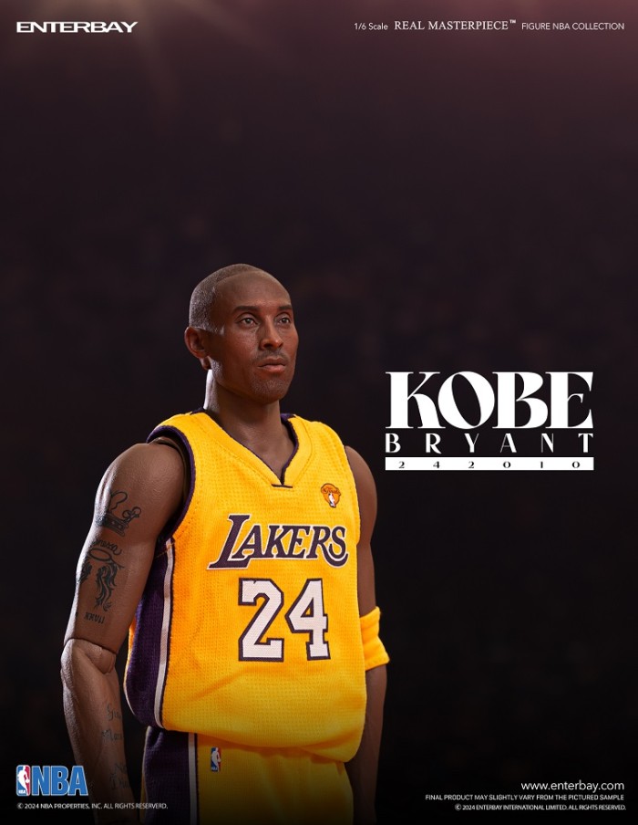 (In Stock)Enterbay NBA 1/6 Kobe Bryant 12 Inch Realistic Figure RM-1098