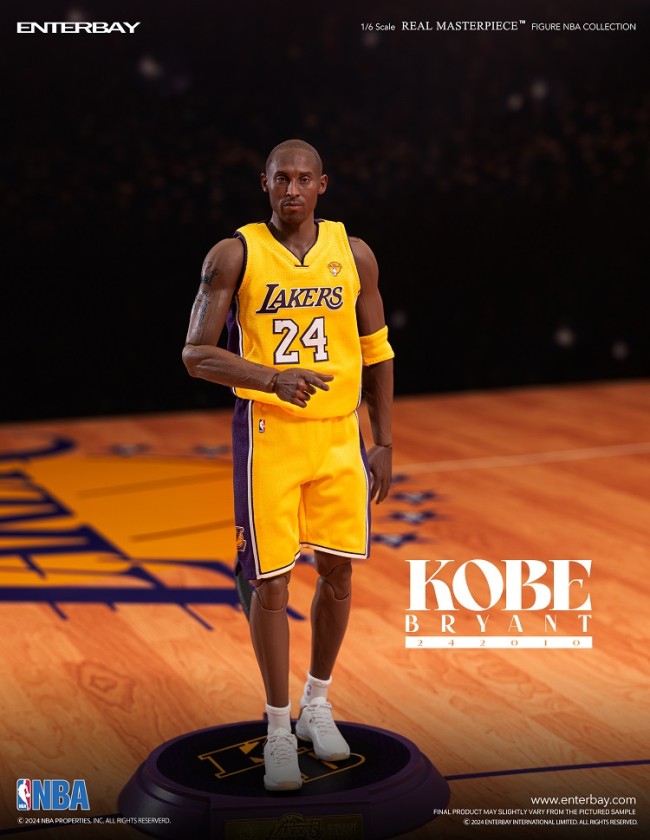 (In Stock)Enterbay NBA 1/6 Kobe Bryant 12 Inch Realistic Figure RM-1098
