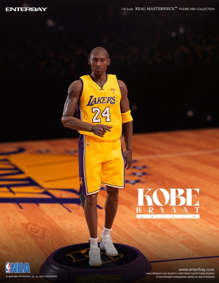 (In Stock)Enterbay NBA 1/6 Kobe Bryant 12 Inch Realistic Figure RM-1098