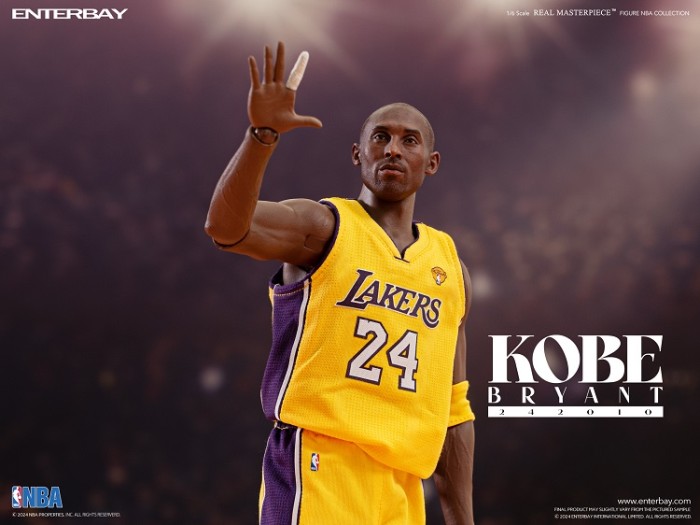(In Stock)Enterbay NBA 1/6 Kobe Bryant 12 Inch Realistic Figure RM-1098