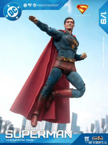 (Pre-order)DC Genuine Authorized Yuanye Culture&Fond Joy 1/9 Superman Movable Figure DC1017B