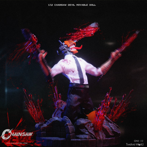 (In Stock)TWTOYS TW2258 1/12 Chainsaw Devil 6 Inch Movable Figure TW2258