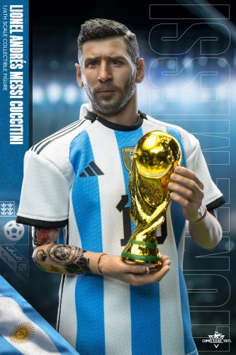 (In Stock)Competitive Toys 1/6 Messi Lionel Andres Messi Cuccitini FIFA WORLD CUP 12 Inch Realistic Figure Com001
