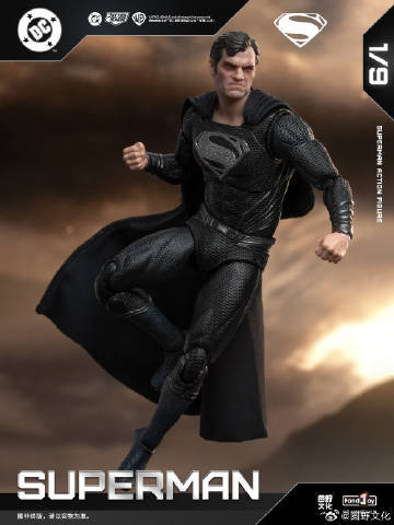(Pre-order)DC Genuine Authorized Yuanye Culture&Fond Joy Zack Snyder Justice League 1/9 Black Superman 2.0