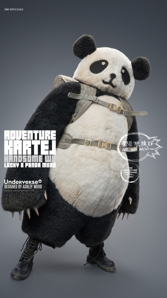 (Pre-order)Underverse Adventue Kartel 1/6 Dirty Boi Panda Handsome Wu Movable Figure