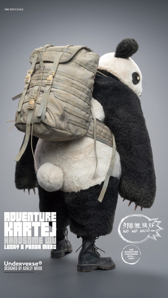 (Pre-order)Underverse Adventue Kartel 1/6 Dirty Boi Panda Handsome Wu Movable Figure