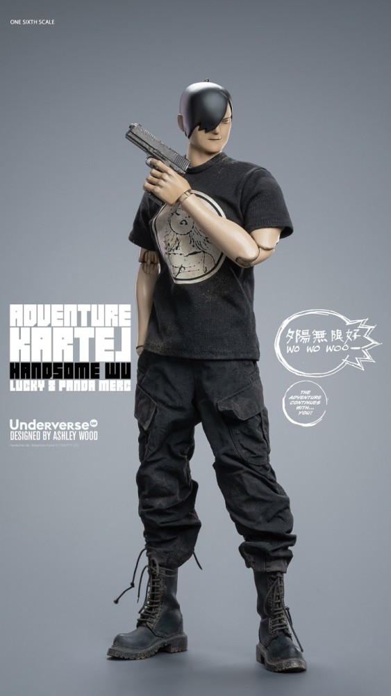 (Pre-order)Underverse Adventue Kartel 1/6 Dirty Boi Panda Handsome Wu Movable Figure