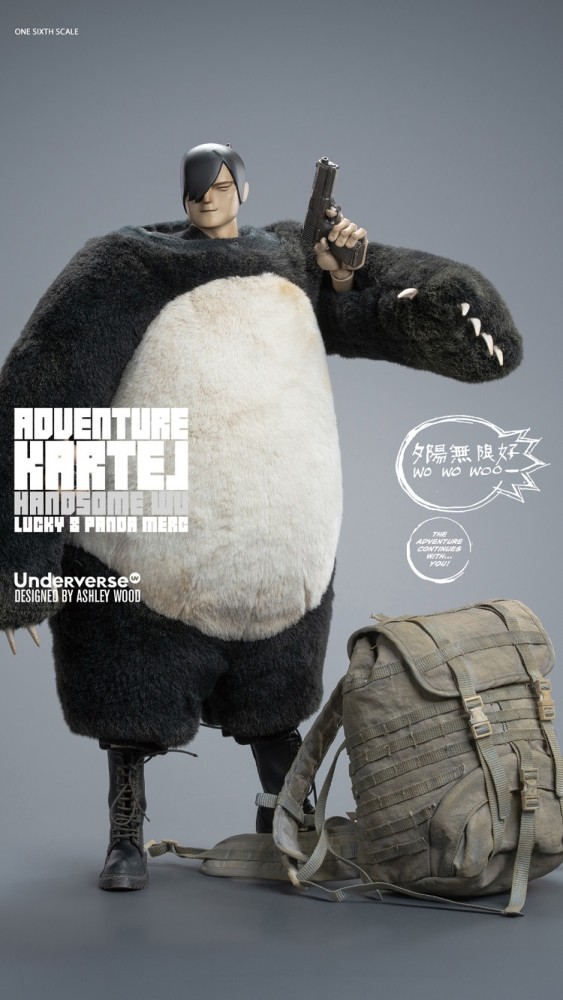 (Pre-order)Underverse Adventue Kartel 1/6 Dirty Boi Panda Handsome Wu Movable Figure