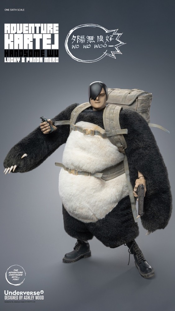 (Pre-order)Underverse Adventue Kartel 1/6 Dirty Boi Panda Handsome Wu Movable Figure