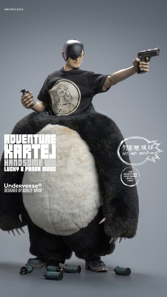 (Pre-order)Underverse Adventue Kartel 1/6 Dirty Boi Panda Handsome Wu Movable Figure