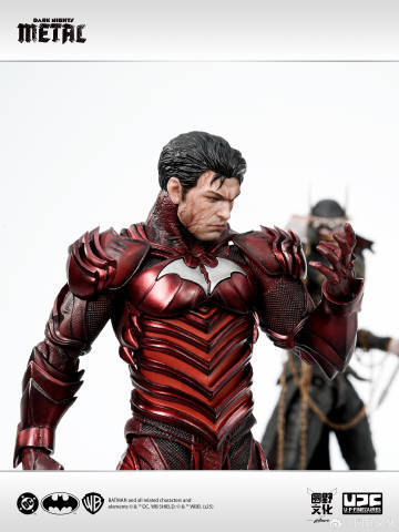 (In Stock)DC Genuine Authorized Yuanye Culture Dark Nights Metal 1/12 The Red Death Realistic Figure