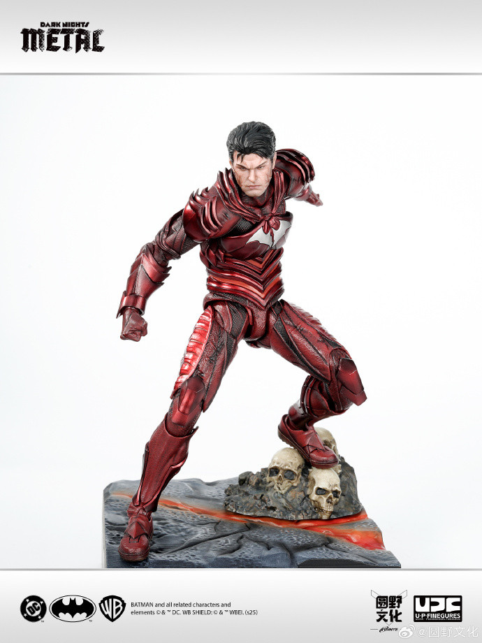(In Stock)DC Genuine Authorized Yuanye Culture Dark Nights Metal 1/12 The Red Death Realistic Figure