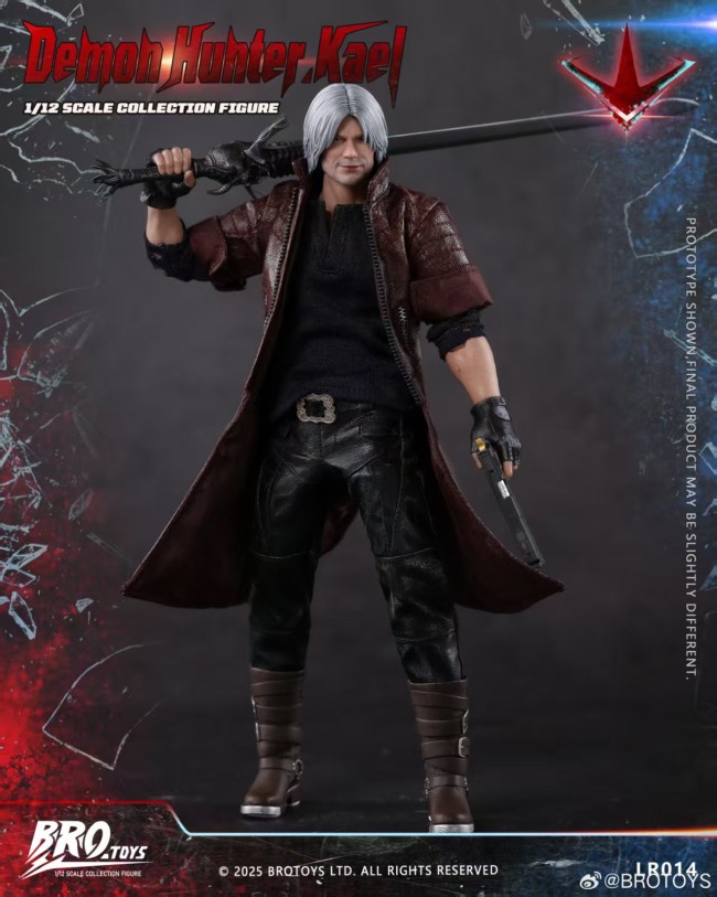 (Pre-order)Brotoys 1/12 Demon Hunter Kael 6 Inch Movable Figure LR014