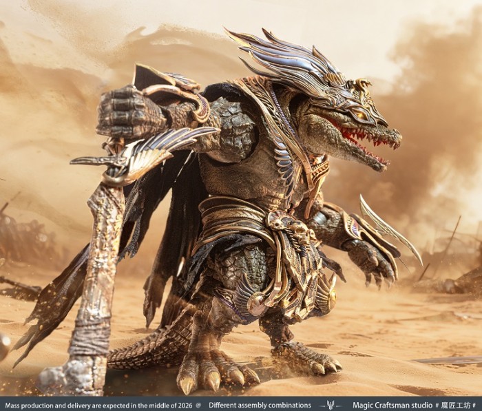 (Pre-order)Magic Craftsman Studio 1/12 Desert Colossus Crocodile