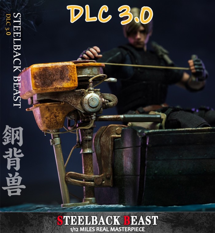 (In Stock)Patriot Studio 1/12 Boat Steelback Beast Mount DLC3.0