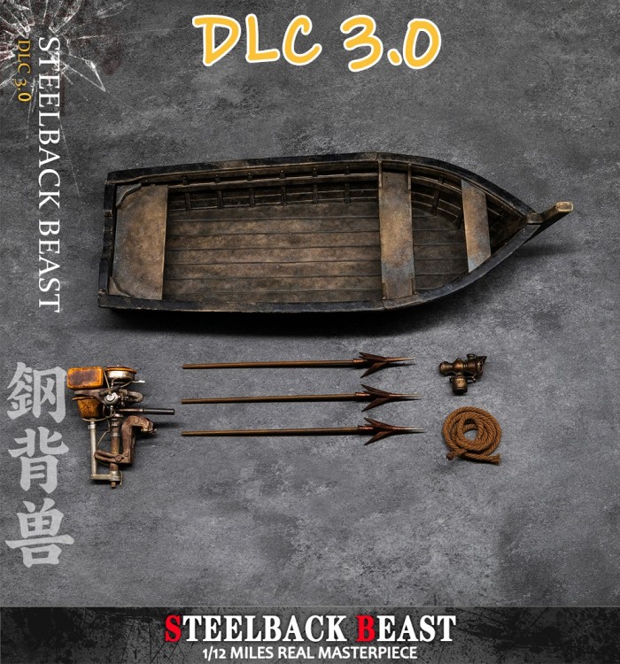 (In Stock)Patriot Studio 1/12 Boat Steelback Beast Mount DLC3.0