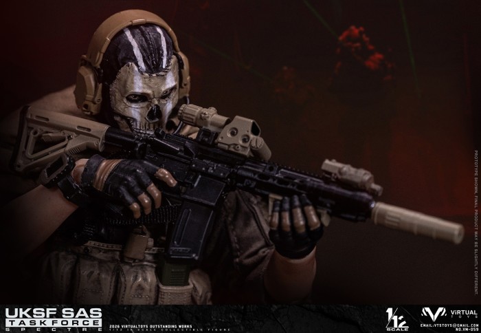 (Pre-order)VTS TOYS 1/12 UK SAS TASK FORCE SPECTER Movable Figure VM059