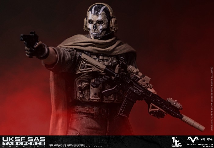 (Pre-order)VTS TOYS 1/12 UK SAS TASK FORCE SPECTER Movable Figure VM059