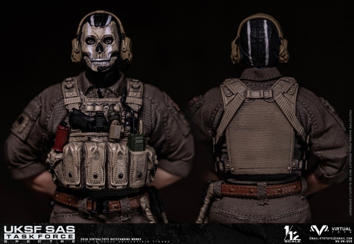 (Pre-order)VTS TOYS 1/12 UK SAS TASK FORCE SPECTER Movable Figure VM059