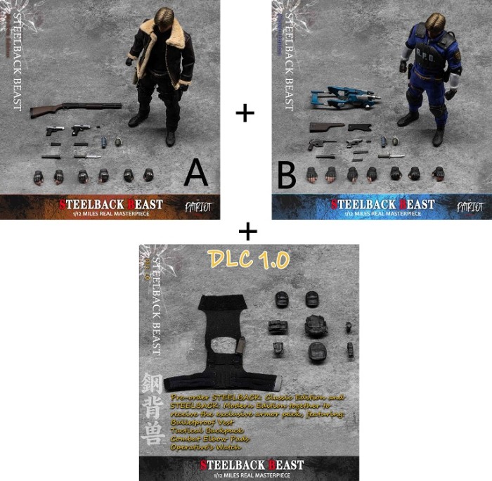 (In Stock)Patriot Studio Leon 1/12 Steelback Beast Movable Figure PA019