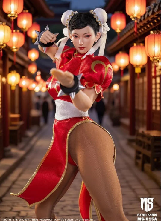 (In Stock)Star Man Street Fighter 1/6 Chun Li action figure MS-015ABC