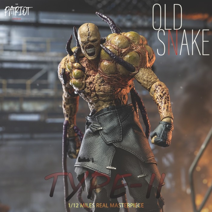 (Pre-order)Patriot Studio 1/12 Nemesis Old Snake Movable Figure PA020B