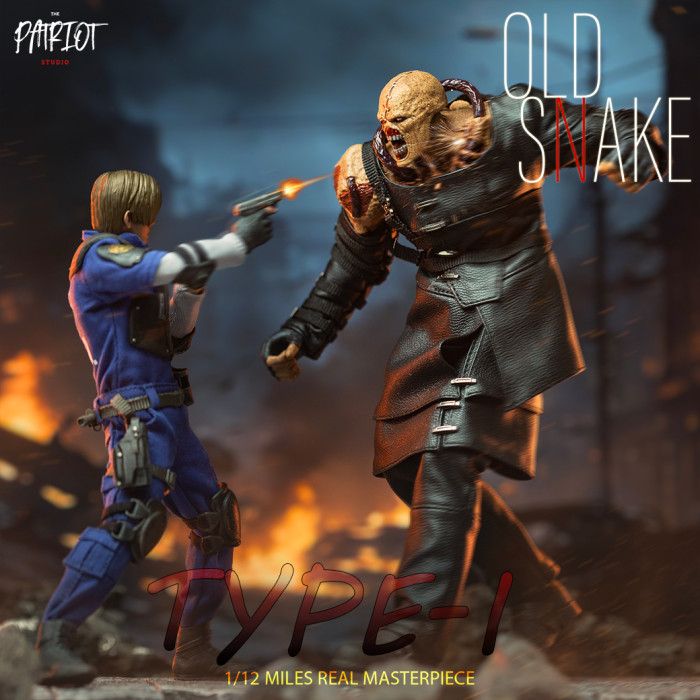 (Pre-order)Patriot Studio 1/12 Nemesis Old Snake Movable Figure PA020A