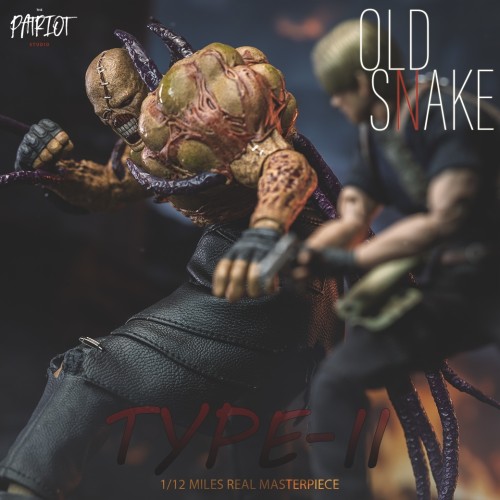 (Pre-order)Patriot Studio 1/12 Nemesis Old Snake Movable Figure PA020B