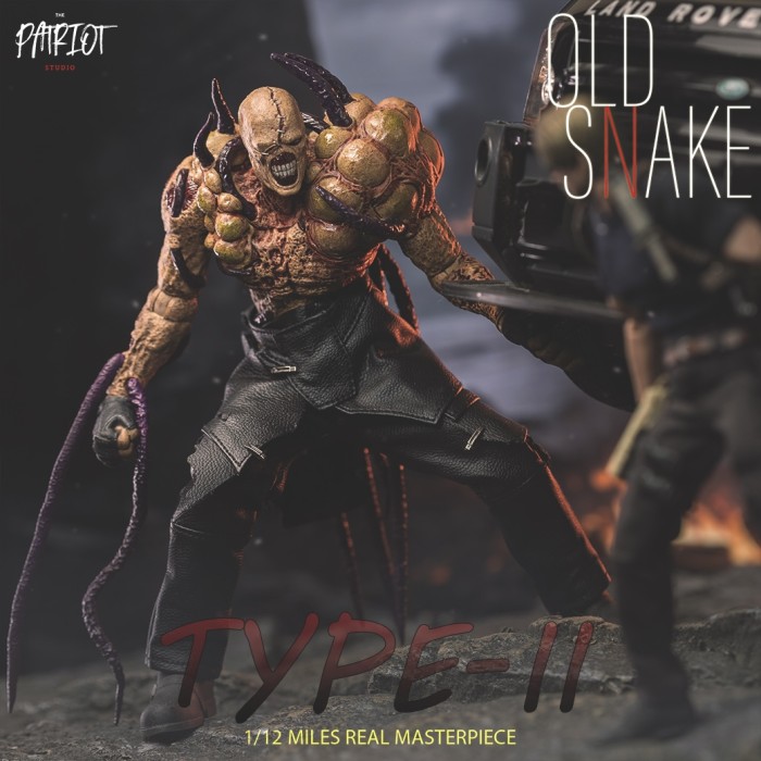 (Pre-order)Patriot Studio 1/12 Nemesis Old Snake Movable Figure PA020B