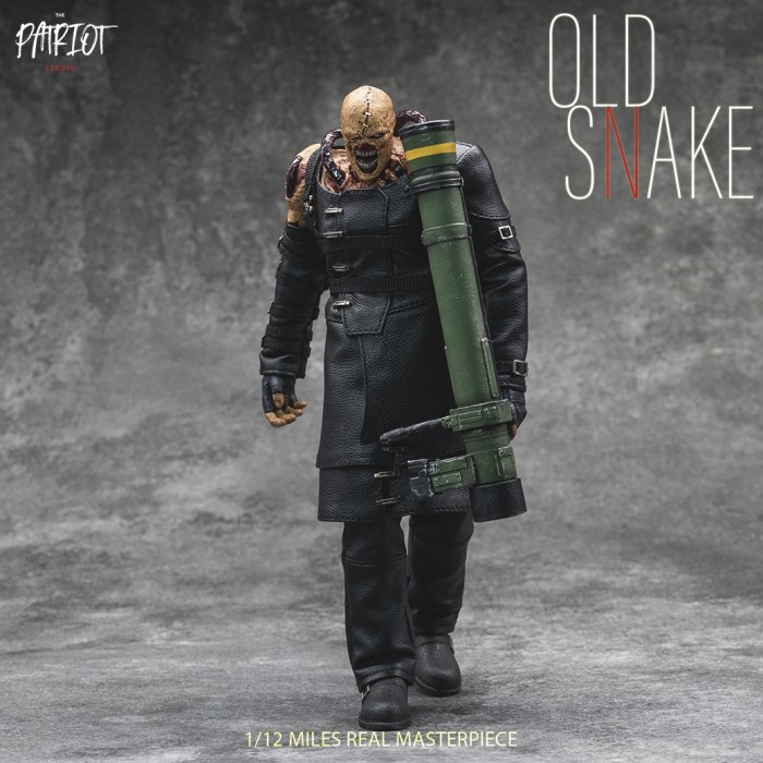 (Pre-order)Patriot Studio 1/12 Nemesis Old Snake Movable Figure PA020A