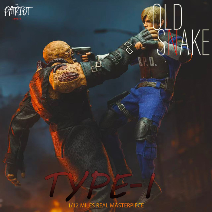 (Pre-order)Patriot Studio 1/12 Nemesis Old Snake Movable Figure PA020A
