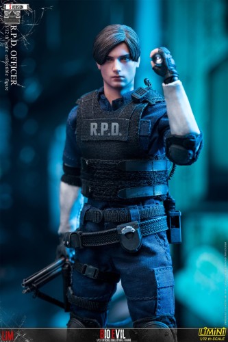(Pre-order)Lim Toys 1/12 R.P.D Officer Bioevil S Version Leon 6 Inch Movable Figure LMN008S