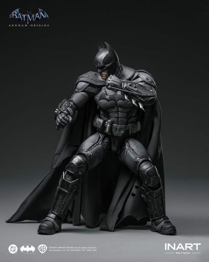 (Pre-order)In Art 1/12 Batman: Arkham Origins - Batman (Battle Damaged Version) Collectible Figure MAG-G0007