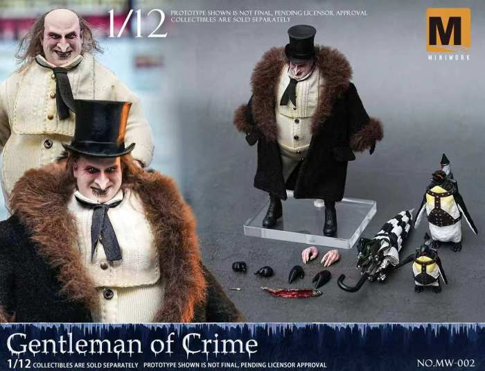 (Pre-order)Miniwork 1/12 Gentleman of Crime Movable Figure